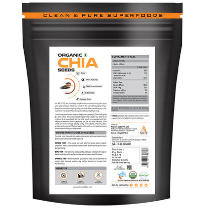 AS-IT-IS Nutrition Organic Chia Seeds