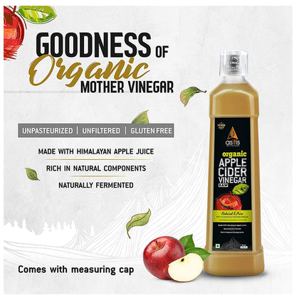 AS-IT-IS Nutrition Organic Raw Apple Cider Vinegar with Mother