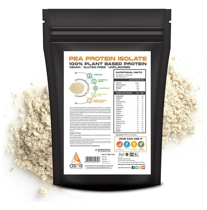AS-IT-IS Nutrition Pea Protein Isolate Powder
