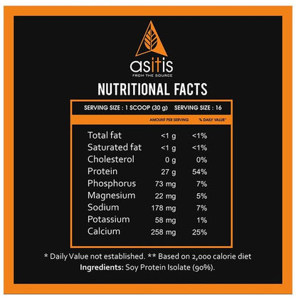 AS-IT-IS Nutrition Soy Protein Isolate