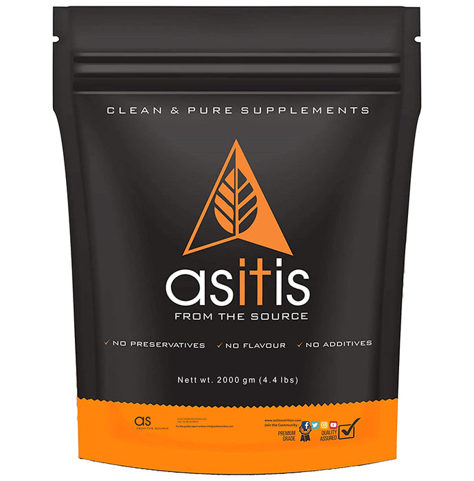 AS-IT-IS Nutrition Whey Protein Concentrate 80% Powder | No Added Soy & Preservatives Unflavoured - Classic Derma