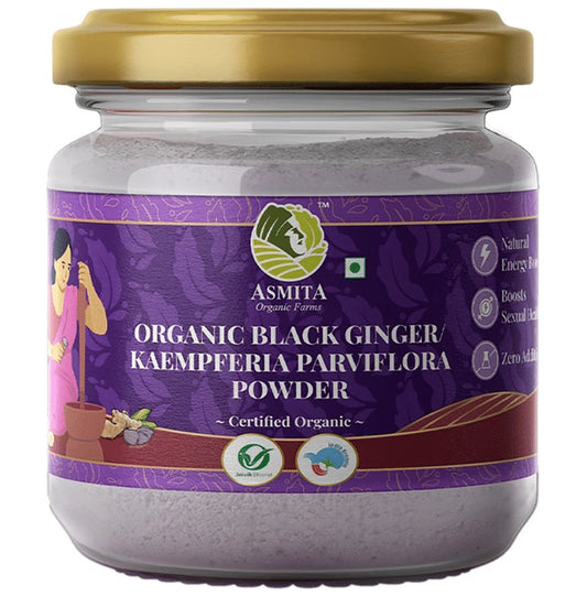 Asmita Organic Farms Organic Black Ginger/Kaempferia Parviflora Powder - Classic Derma