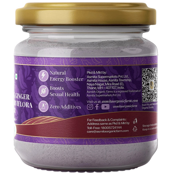Asmita Organic Farms Organic Black Ginger/Kaempferia Parviflora Powder