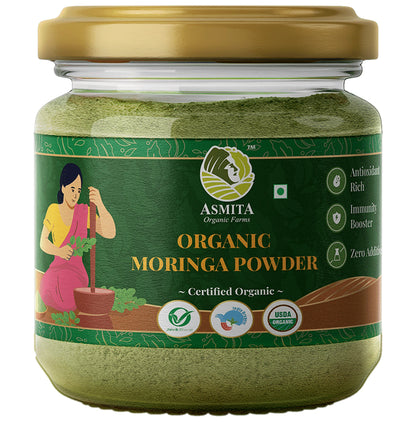 Asmita Organic Farms Organic Moringa Powder - Classic Derma