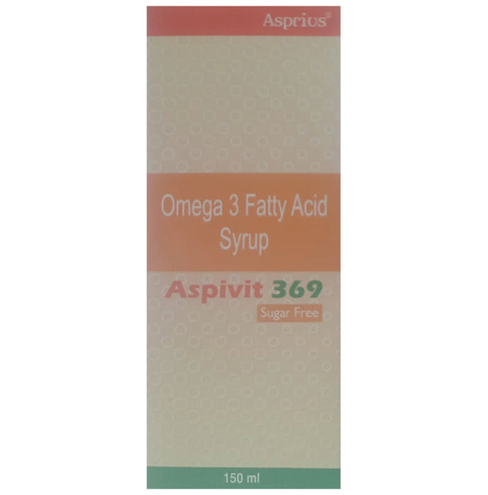 Asprius Aspivit 369 Syrup Sugar Free - Classic Derma