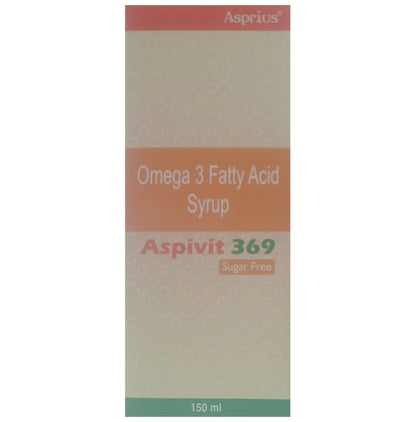 Asprius Aspivit 369 Syrup Sugar Free - Classic Derma