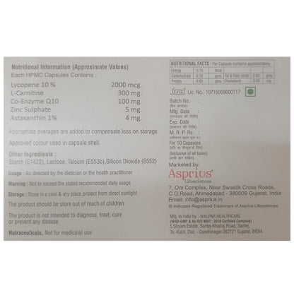 Asprius Aspivit LX Capsule