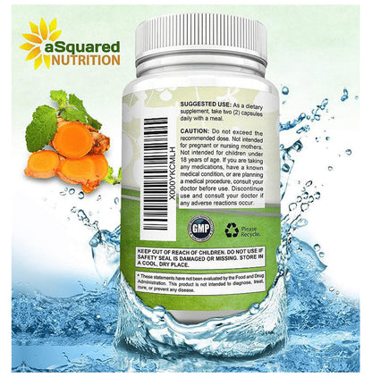 Asquared Nutrition Turmeric Curcumin Capsule