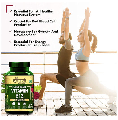 Ayurveda Organics Plant-Based Vitamin B12 Vegetarian Capsule