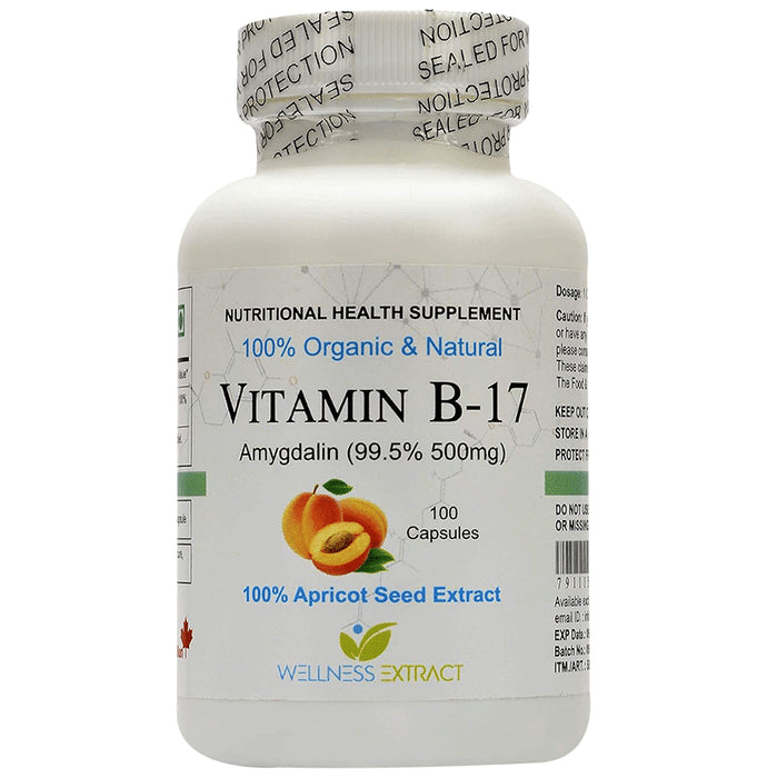 Asterveda Vitamin B17 Amygadlin from Apricot Extract | Capsule - Classic Derma