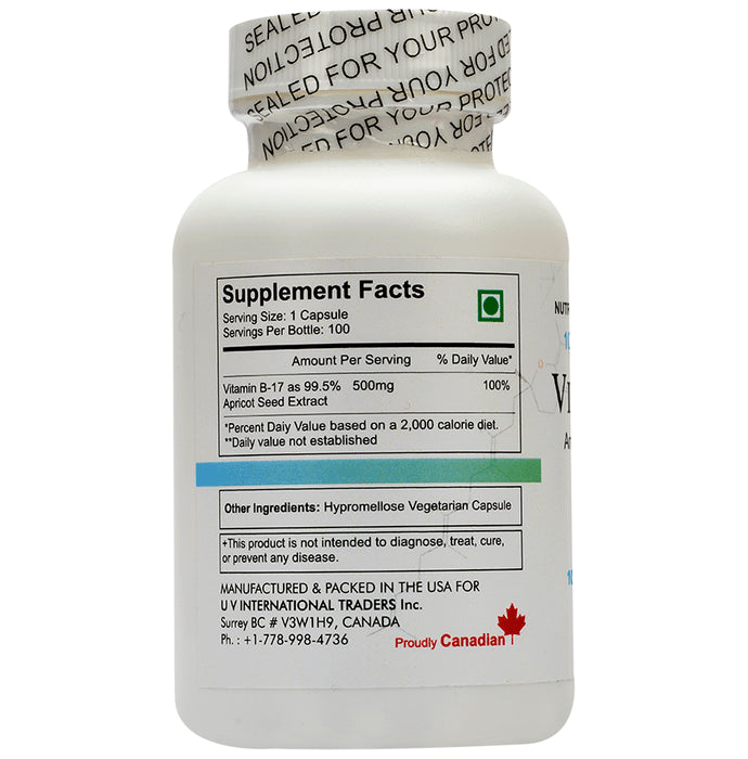 Asterveda Vitamin B17 Amygadlin from Apricot Extract | Capsule