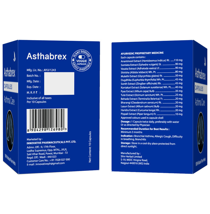Asthabrex Capsule (10 Each)