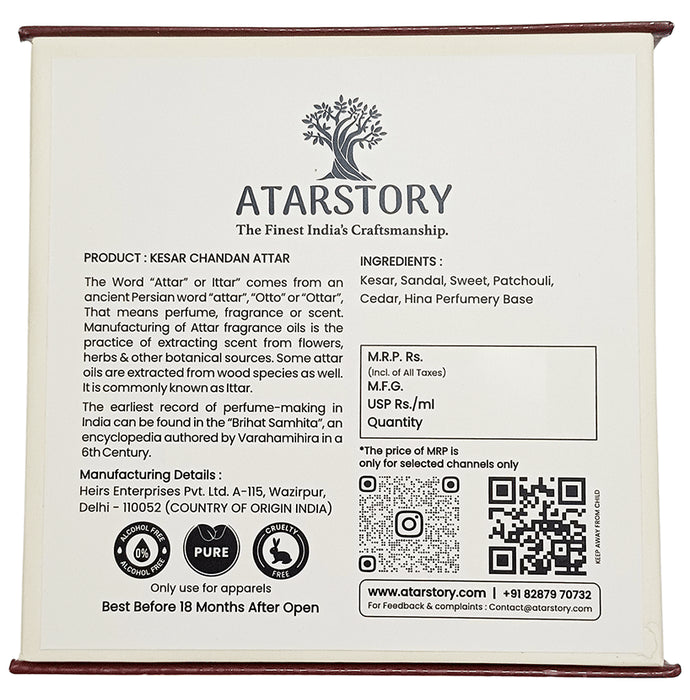 Atarstory Kesar Chandan Attar