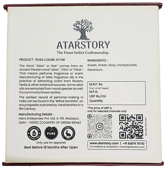 Atarstory Rosa Luxure Attar