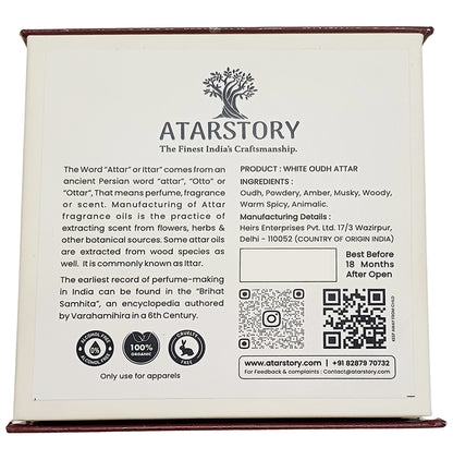 Atarstory White Oudh Attar