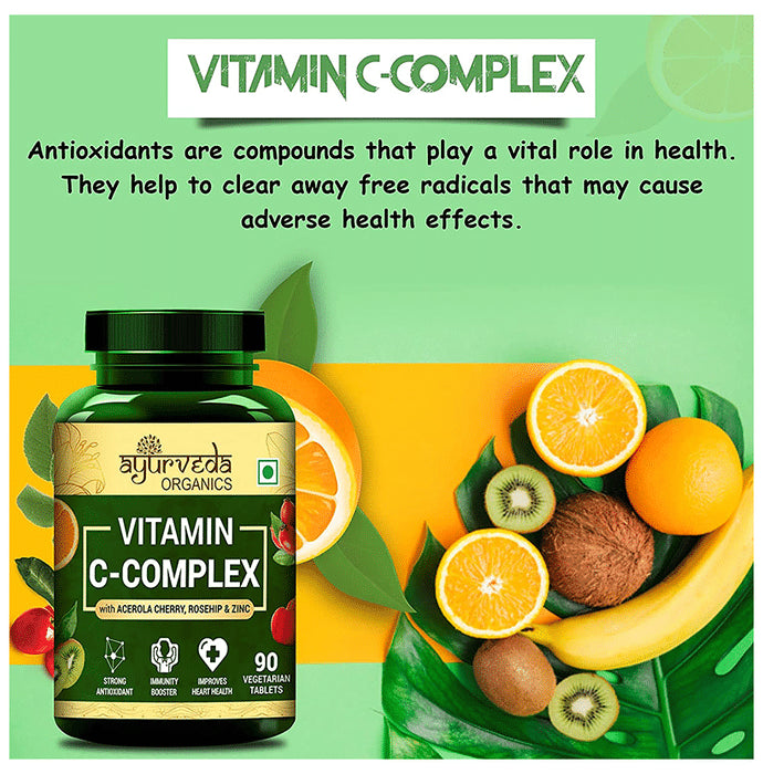 Ayurveda Organics Vitamin C Complex Vegetarian Tablet