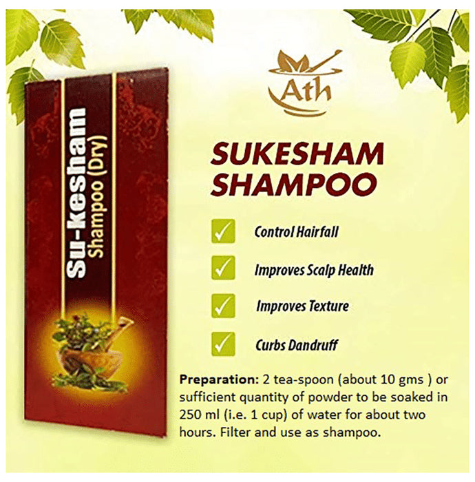 Ath Su-Kesham Hair Care Kit 2 Months Pack (Hair Oil + Shampoo + Capsule + Tablet + Lepa)