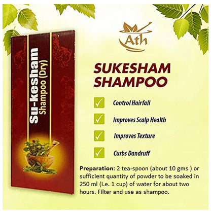 Ath Su-Kesham Hair Care Kit 2 Months Pack (Hair Oil + Shampoo + Capsule + Tablet + Lepa)