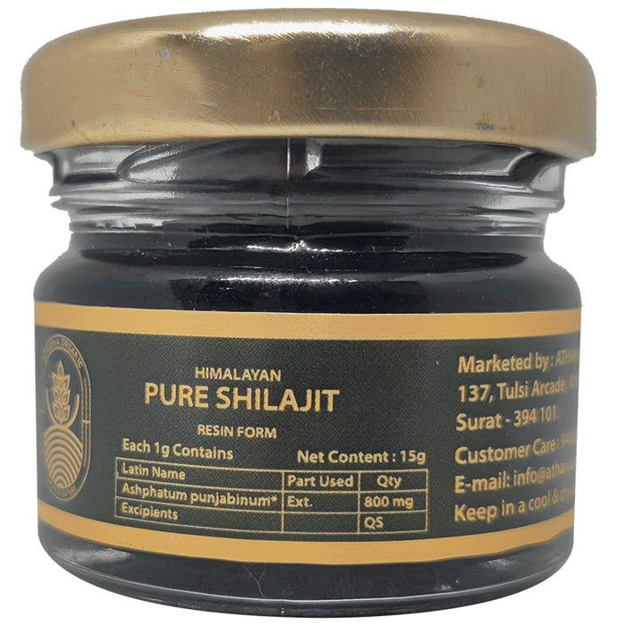 Atharvaa Organic Himalayan Pure Shilajit Resin - Classic Derma