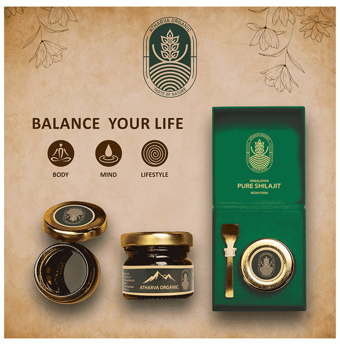 Atharvaa Organic Himalayan Pure Shilajit Resin