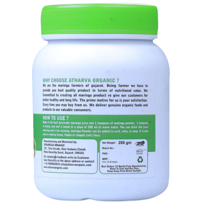 Atharvaa Organic Moringa Powder (200gm Each)