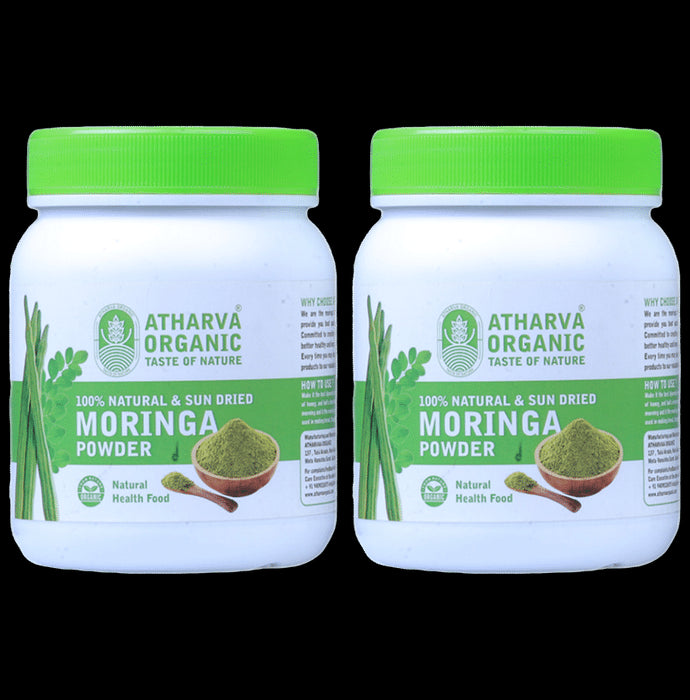 Atharvaa Organic Moringa Powder (200gm Each) - Classic Derma