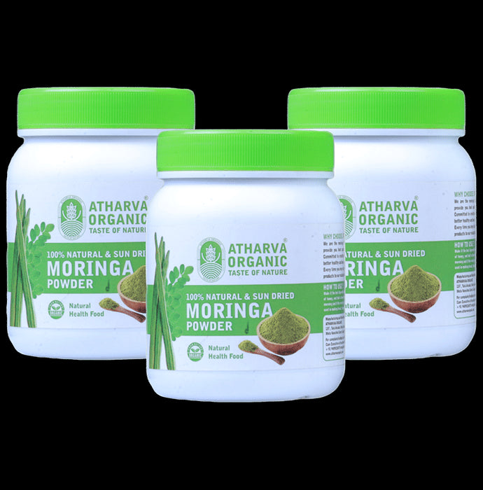 Atharvaa Organic Moringa Powder (200gm Each) - Classic Derma