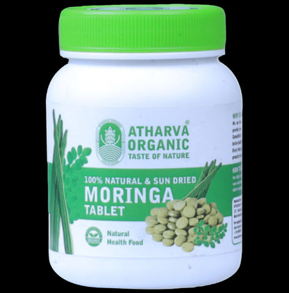 Atharvaa Organic Moringa Tablet (120 Each) - Classic Derma