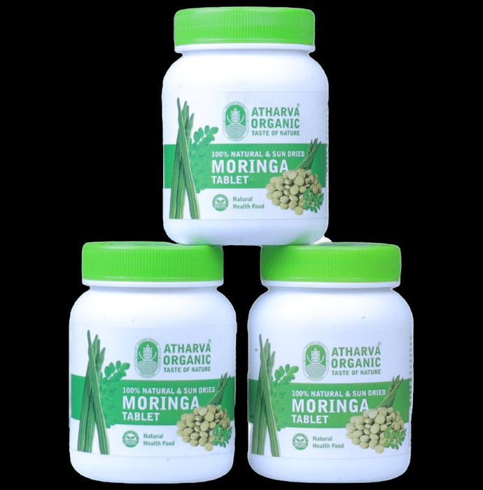 Atharvaa Organic Moringa Tablet (120 Each) - Classic Derma