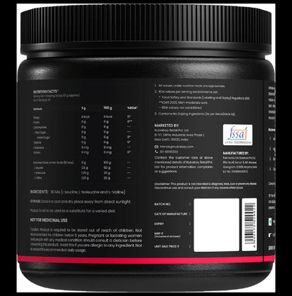 Athlab Anytime BCAA Powder Unflavored