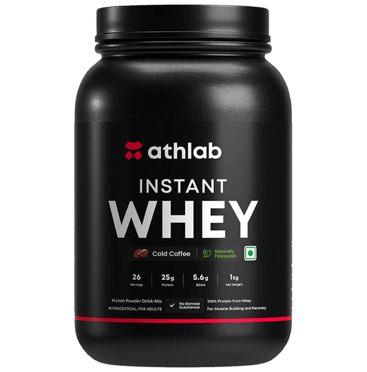 Athlab Instant Whey Protein Powder Cold Coffee - Classic Derma