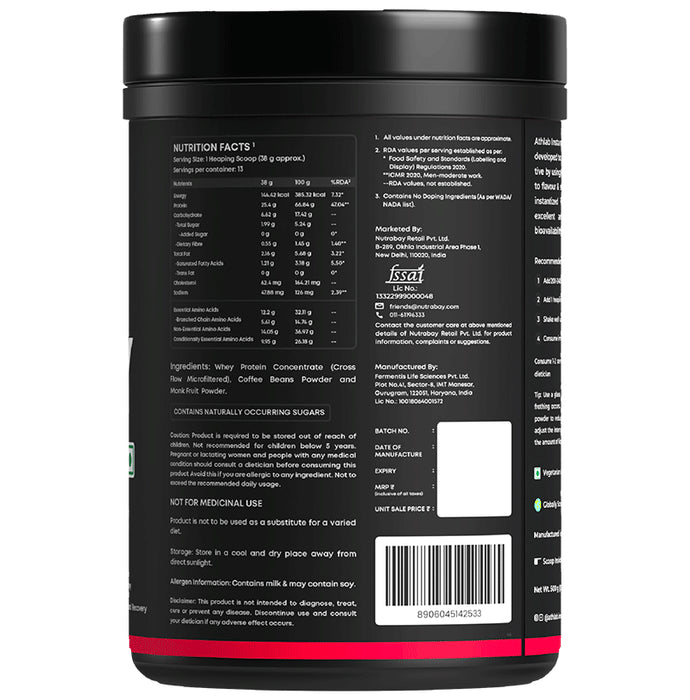 Athlab Instant Whey Protein Powder Cold Coffee