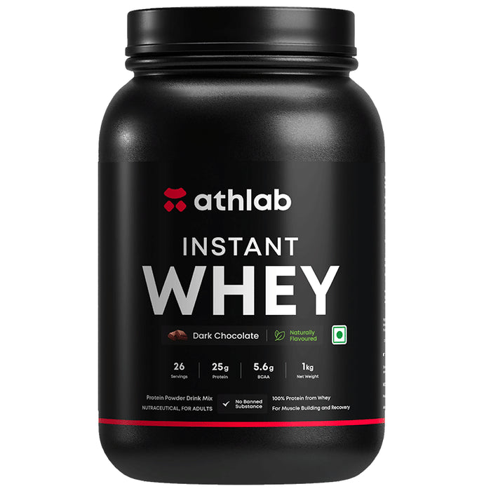 Athlab Instant Whey Protein Powder Dark Chocolate - Classic Derma