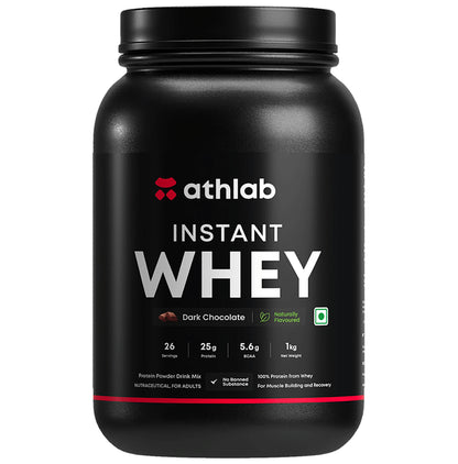 Athlab Instant Whey Protein Powder Dark Chocolate - Classic Derma