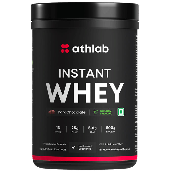 Athlab Instant Whey Protein Powder Dark Chocolate - Classic Derma