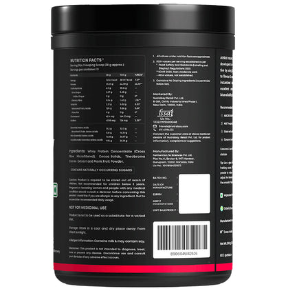 Athlab Instant Whey Protein Powder Dark Chocolate
