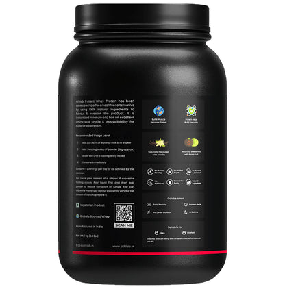 Athlab Instant Whey Protein Powder Vanilla Bean