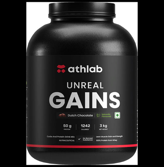 Athlab Unreal Gains Powder Dutch Chocolate - Classic Derma