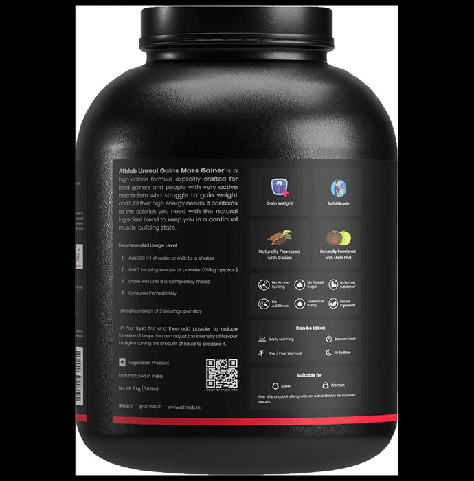 Athlab Unreal Gains Powder Dutch Chocolate