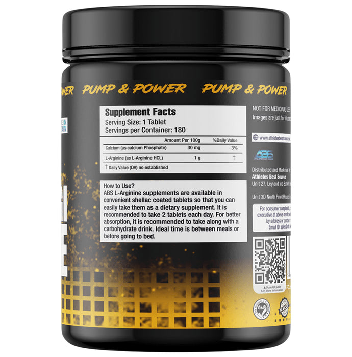 Athletes Best Source L-Arginine Tablet