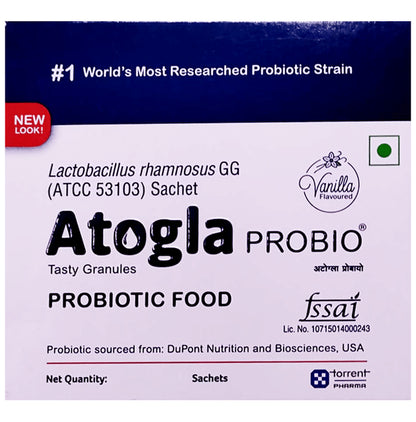 Atogla Probio Probiotic Supplement | Tasty Granules | With Non-Calorie Sweetener - Classic Derma