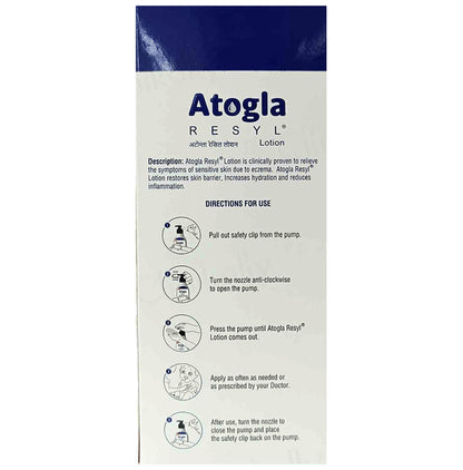 Atogla Resyl Moisturising Lotion for Sensitive Skin | Paraben-Free
