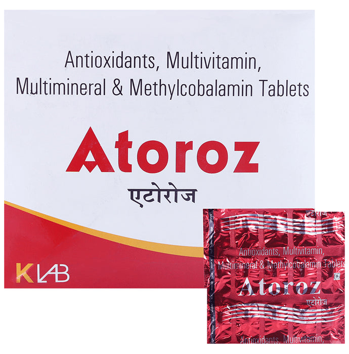 Atoroz Daily Multivitamin Tablet for Daily Immunity & Energy - Classic Derma