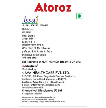 Atoroz Daily Multivitamin Tablet for Daily Immunity & Energy