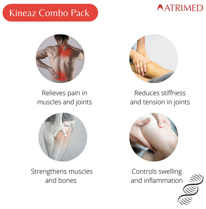 Atrimed Combo Pack of Kineaz Extra Strong with Red Oil and Kineaz Balm