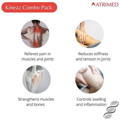 Atrimed Combo Pack of Kineaz Extra Strong with Red Oil and Kineaz Balm