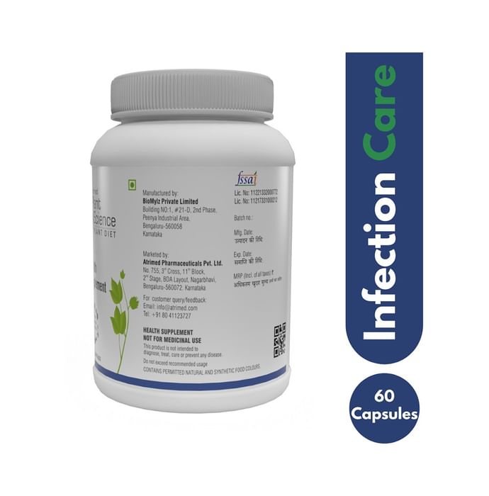 Atrimed Plant Science Plant Diet Infection Care Veg Capsule