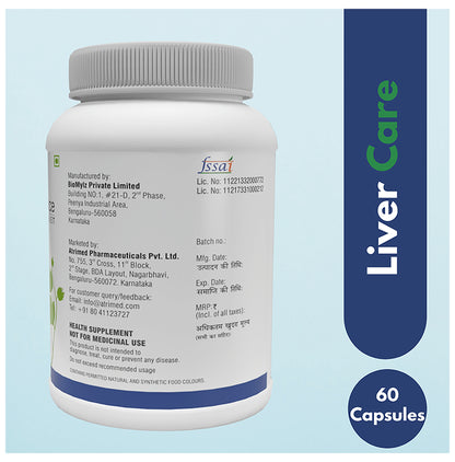 Atrimed Plant Science Plant Diet Liver Care Veg. Capsule