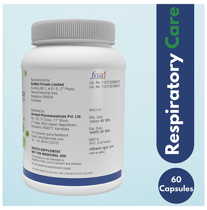 Atrimed Plant Science Plant Diet Respiratory Care Veg. Capsule