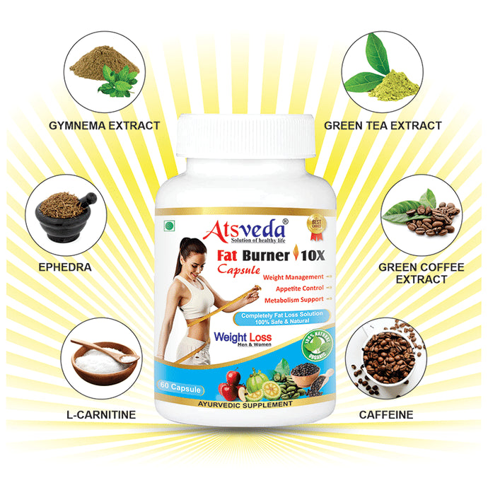 Atsveda Fat Burner 10X Capsule